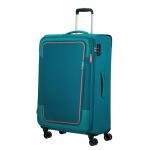 American Tourister Pulsonic - Spinner L, Erweiterbar Koffer, 81 cm, 113/122 L, Türkis (Stone Teal)
