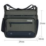 CHDWEY Umhängetaschen für Herren Männer Messenger Schultertaschen Crossbody Bag Cross Sling Tote Pack Reise Handtasche auf Single-Schulter for Männchen(Green)