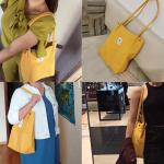 Grote schoudertas voor dames, corduroy schoudertas, strandtas, crossbody tas, shopper, tote bag, boodschappentas, handtas, shopper voor werk, winkelen, school, geel