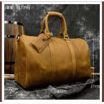 Retro herenhandtas, grote capaciteit, reistas, bagagetas, schoudertas, diagonale tas, herentas (D 22 x 45 x 27 cm)