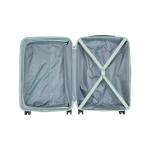 Travelite Koffer met 4 wielen, 3-delig, maten L/M/S, bagage serie Bali: ABS hardshell trolleys, munt, Trolley met harde schaal met 4 wielen
