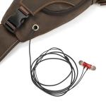 newsbirds Heren echt lederen borsttas schoudertas sport outdoor schoudertas wandelrugzak, 9455 donkerbruin, Retro