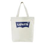 SCHOENEN EN ACCESSOIRES Batwing Tote Ecru met Blauwe Batwing, Ecru/Blauw, 227853, Ecru/Blauw, 16.0 liters, 227853