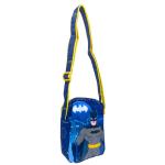 Batman Tas voor jongens, design Gotham, verstelbare tas, cadeau voor kinderen en jongeren, Meerkleurig