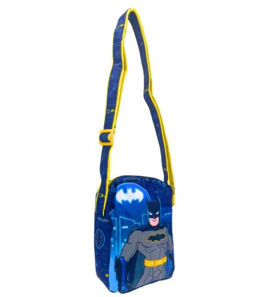 Batman Tas voor jongens, design Gotham, verstelbare tas, cadeau voor kinderen en jongeren, Meerkleurig