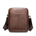 CHDWEY Umhängetaschen für Herren Mode Männer Umhängetasche for Männer Echtes Leder Handtasche Kleine Männliche Messenger Messenger Kleine Telefon Crossbody Taschen(Red Palm)