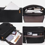 Schoudertas voor heren, klein, 9,7 inch schoudertas voor heren, herentas om te hangen, voor school, reizen, zwart, 9.7 Zoll, Utility