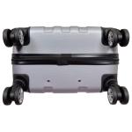 Trendyshop365 Harde koffer 3-delige trolleyset dubbele wielen cijferslot, zilver, kofferset