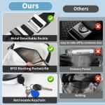 Sling Bag Schoudertas, borsttas, schoudertas voor dames en heren, met RFID-blokkering, crossbody tas, kleine herentas, bodybag, mobiele telefoon, buik, sporten, wandelen
