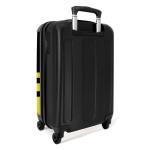 NoBoringSuitcases.com Kinderkoffer, handbagage, harde koffer met TSA-slot, jongens en meisjes, trolley, reiskoffer, draagtas, rolkoffer, klein of middelgroot, 23 Bij, zwart-geel, g