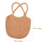 TINEASUR Geweven strandtas, strandtassen voor dames, draagtassen, geweven tas, draagtas voor dames, handtassen, stranddraagtas, handtassen, zomertassen, zomer