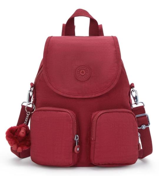 FIREFLY UP, Kleine rugzak (omvormbaar tot schoudertas), 14 x 80 x 38 cm, Funky Red (ROOD)