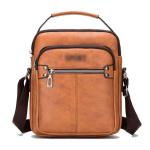 CHDWEY Umhängetaschen für Herren Männliche Handtasche Messenger Bag Luxus Geschäftsmann Handtasche Umhängetasche Pu. Kleine Crossbody-Tasche aus Leder Männer stilvolle Freize