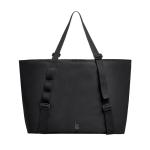 Tote Bag | shopper hengseltas schoudertas waterafstotend 3 maten | met verstelbare riem, zwart (large)