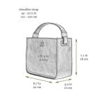 Leren Handtas - Volnerf Lederen tas Voor Dames - Tote Bag met Afneembare Schouderband