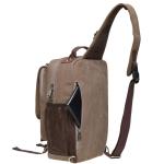 KAUKKO Canvas Tactical Vintage Borsttas Tactical Schoudertas