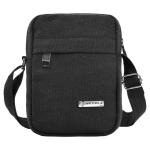 HoaaiGo Crossbody tas voor mobiele telefoon, valbeveiliging, verstelbare messenger tas van canvas, verticale crossbody telefoontas, smartphone-schoudertas voor portemonnee, mobiele