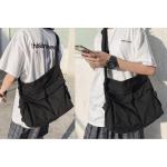 Chirest Messenger-tas, grote hobo-schoudertas met meerdere zakken, canvas schoudertas voor dames en heren