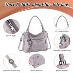 BAIGIO 2-delige handtassen voor dames, schoudertas, grote shoppertas, PU-leer, schoudertas, draagtas, hengseltas, cadeau, tote bag set met portemonnee, ritssluiting, voor kantoor, 