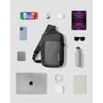 mannen schoudertas voor 2024 13 inch iPad Pro M4, 13 inch iPad Air M2, 13 inch MacBook Air M3 A3114, minimale enkele riem sling tas daypack schoudertas, klein formaat