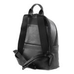 Mellow Leren rugzak voor dames, zwart