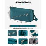Schoudertas heren schoudertas dames mannenhandtas borsttas crossbody sling bag messenger crossbag multifunctionele tas voor sport reizen pendelen fietsen wandelen, blauw, Medium