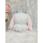 MUMAMCY Umhängetasche, Cartoon Plüsch Kaninchen Mädchen Brieftaschen, Ostern Geschenk Eine Schulter Lolita Kaninchen Frauen Kinder Tasche, Schöne Flauschige Geldbörse, blau