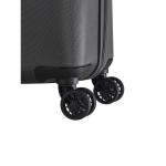 Travelite Koffer met 4 wielen, 3-delig, maten L/M/S, bagage serie Bali: ABS hardshell trolleys, antraciet, Trolley met harde schaal met 4 wielen