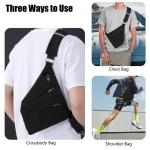JXCTNNU Borstzak, upgrade, diefstalbestendige tas, anti-diefstal, multifunctionele rugzak, diefstalbestendige schoudertas, waterbestendig, vele tassen voor heren en dames