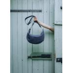 Mademoiselle.M M70 Half-Moon Bag Nubuk-Blue