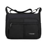 CHDWEY Umhängetaschen für Herren Männer Umhängetasche Casual Crossbody Tasche Outdoor Sport Man Messenger Bag Hohe Qualität Nylon Business Männliche Handtaschen(Black)