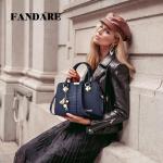 Elegante dameshandtas, schoudertassen, rugzakken, reistas, boodschappentas, shopper, messenger tassen, waterdichte tas, PU-leer, Blauw B, L, Elegant, elegant