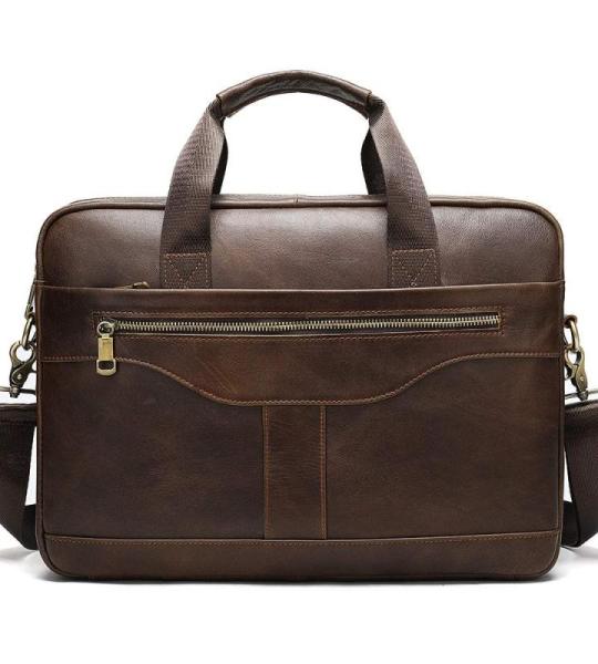 CHDWEY Umhängetaschen für Herren Herren Leder Business Aktentasche, 14-Zoll-Computertasche, Mode-Männer-Umhängetasche(D)