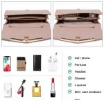Elegante Kettingzak Damestas Clutch tas Handtas Bruiloft Avondtasje Meisje (Roze)