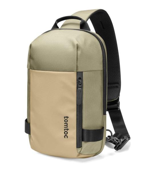 mannen schoudertas voor 2024 11 inch iPad Pro M4, 11 inch iPad Air M2, minimale enkele riem sling tas kleine daypack voor dagelijks gebruik, mini formaat
