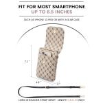 Crossbody Tas Voor Vrouwen Lederen Kleine Crossbody Portemonnee Mobiele Telefoon Portemonnee Portemonnees Moeten Tas, 02-abrikoos, Small