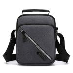 CHDWEY Umhängetaschen für Herren Männer Umhängetasche Crossbody Bag Hohe Qualität Mann Messenger Bag Jungen Nylon Mobiltelefon Männliche Business Handtaschen(Grijs)