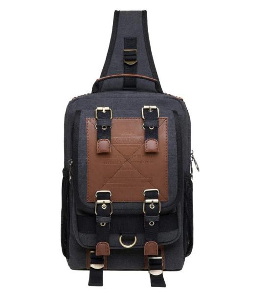 KAUKKO Canvas Tactical Vintage Borsttas Tactical Schoudertas