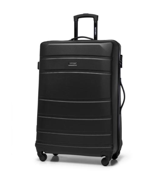 WITTCHEN reiskoffer, rolkoffer, trolley, zwart, Grote koffer