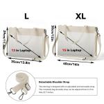 Corduroy schoudertas voor dames met ritssluiting, casual, esthetische handtas, schoudertas, tote crossbody tas, afneembare schouderriem, shopper voor school, werk, dagelijks gebrui