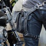 Cachorro Retro locomotief heupgordeltas, verstelbare middeleeuwse steampunk lederen crossbeentas, Viking party cosplay kostuum accessoires, multifunctionele beentas, zwart en zwart