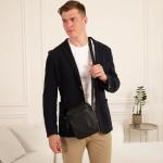 Blanc Men's Sling Bag Small, Rugzak, Mannen Sling Bag - Olijf