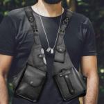 Telefoonzakje voor heren | Telefoontas voor dames | Verstelbare harnas tas | Anti-diefstal onderarm schoudertas met een verstelbare PU-lederen riem, waardoor het geschikt is voor z