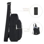 bugatti Sera Crossbody borsttas, praktische multifunctionele veiligheidsschoudertas