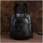 GHQYP Modieuze leren , converteerbaar, schouder-/crossbody dagrugzak, mini-rugzak voor reizen, casual voor mannen en vrouwen