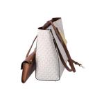 Charlotte Grote 3-in-1 Tote Crossbody Handtas Leer, Vanille, Large