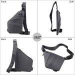 JXCTNNU Borstzak, upgrade, diefstalbestendige tas, anti-diefstal, multifunctionele rugzak, diefstalbestendige schoudertas, waterbestendig, vele tassen voor heren en dames