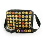 Oryginale schoudertas schooltas sporttas Messenger Laptop Bag 20 varianten Emoji, Meerkleurig, Eén maat