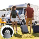Ruicaifu 4 stuks kofferwielen, reservewielen, 50 mm rubber, stille bagagekoffer, reservewielen voor koffer, trolley, skate (met metalen reserveonderdelen)