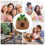 Kinder-Geldbörse, Capybara-Thema, Cartoon-Geldbörse, interaktives Haustierspielzeug und Crossbody-Kindergeldbörse, Kleinkind-Geldbörse, Grün , Ultraweich